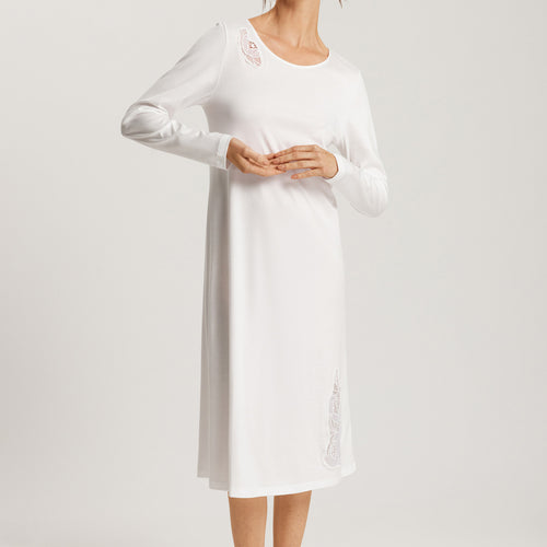 74892 Anne Long Sleeve Nightgown 110cm - 102 Off White