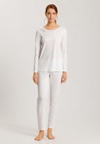 74894 Anne Long Sleeve Pajama Set - 102 Off White