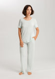 Natural Elegance Flowy Round Neck Top | Vapor Melange 74902-3011