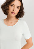 Natural Elegance Flowy Round Neck Top | Vapor Melange 74902-3011