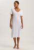 74907 Simone S/Slv Nightgown - 101 White
