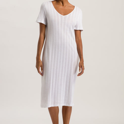 74907 Simone S/Slv Nightgown - 101 White
