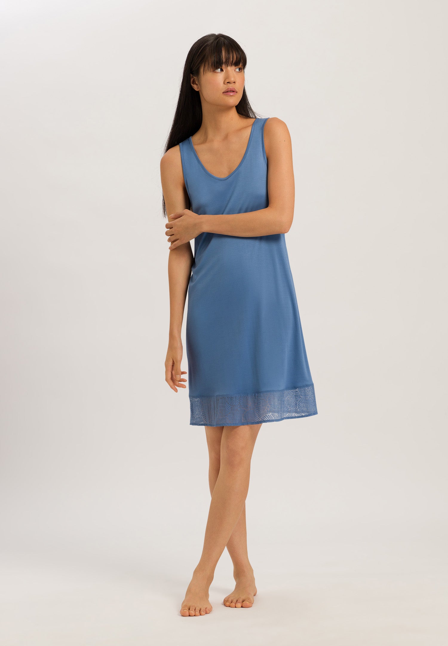 74916 TANK GOWN - 2515 Dusty Blue