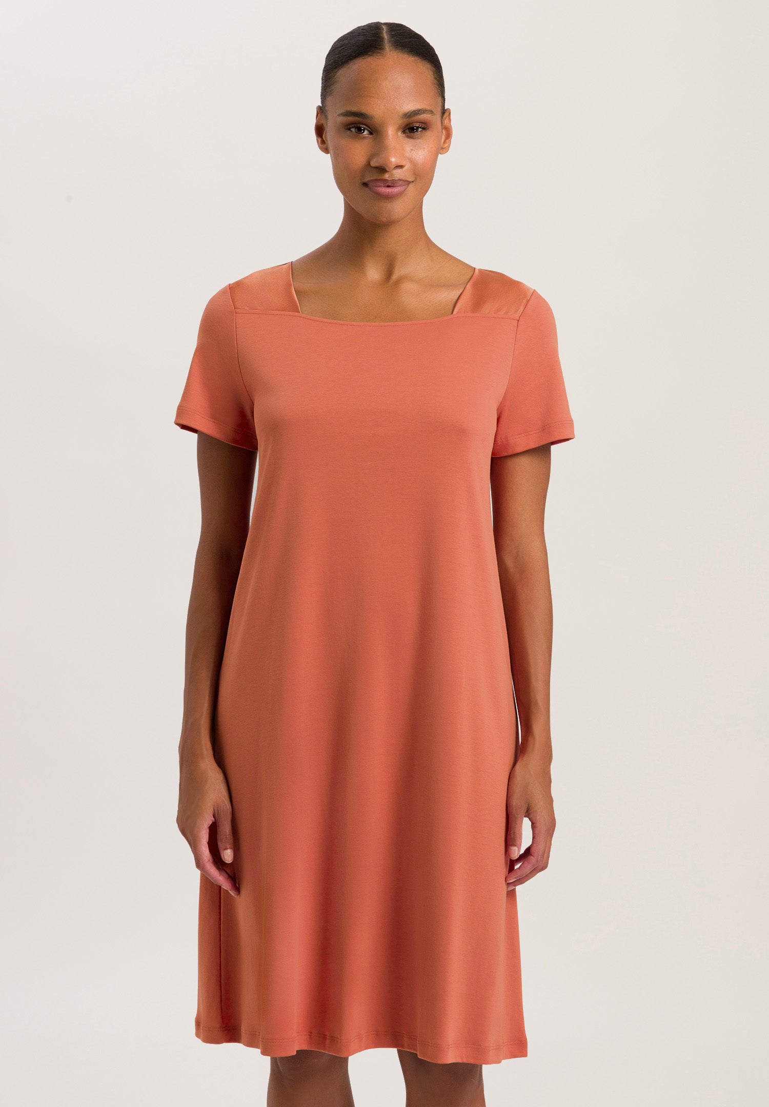 74921 S/Slv Nightgown - 2294 Apricot Brandy