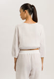 74928 Sleep And Lounge 3/4 Slv Shirt - 101 White