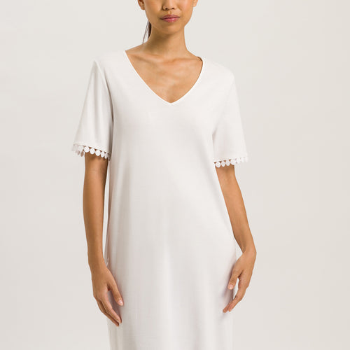 74932 S/SLV NIGHTGOWN - 102 Off White