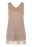 74939 SHORT PAJAMA - 2828 Deep Taupe