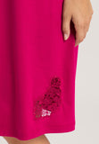 74943 S/Slv Nightgown - 2462 Fuchsia