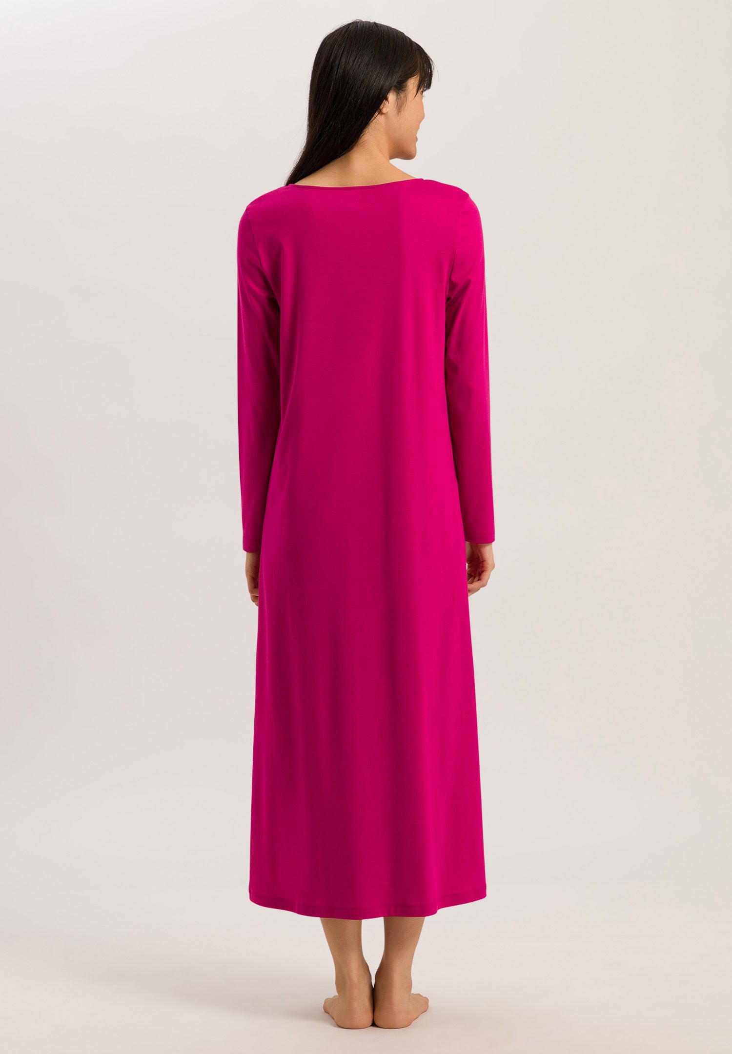 74945 L/Slv Long Gown - 2462 Fuchsia