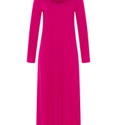 74945 L/Slv Long Gown - 2462 Fuchsia