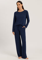 74948 Natural Elegance L/Slv Shirt - 1610 Deep Navy