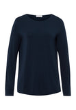 74948 Natural Elegance L/Slv Shirt - 1610 Deep Navy