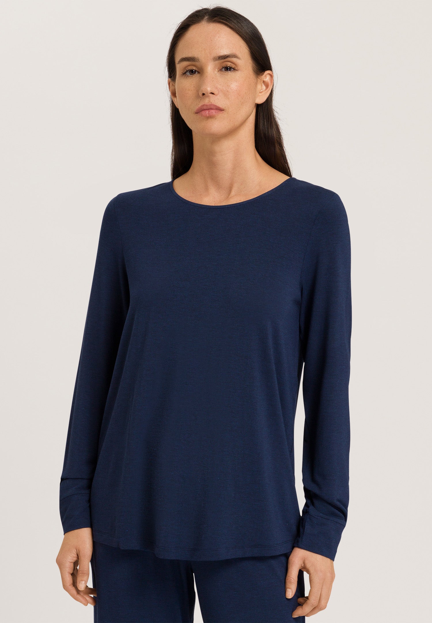 74948 Natural Elegance L/Slv Shirt - 1610 Deep Navy