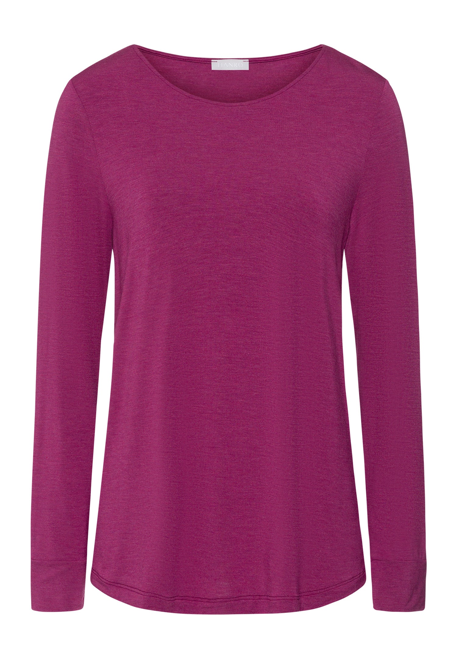 Natural Elegance Relaxed Round Neck Top | Tourmaline Melange 74948-3056