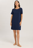 74949 Natural Elegance S/SLV NIGHTDRESS 90CM - 1610 Deep Navy