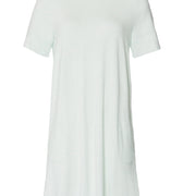 Natural Elegance Short Sleeve Nightdress 90cm | Vapor Melange 74949-3011