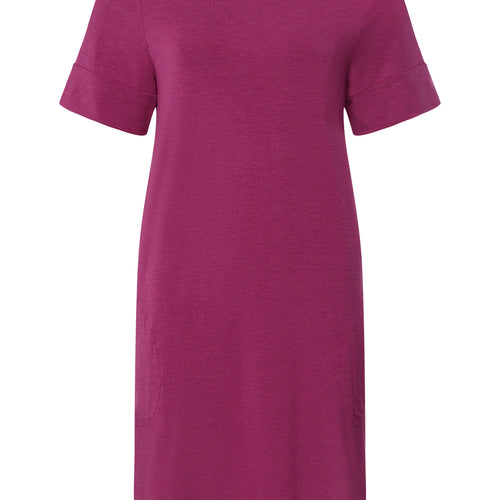 Natural Elegance Short Sleeve Nightdress 90cm | Tourmaline Melange 74949-3056