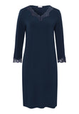 74950 Natural Elegance 3/4 Sleeve Gown Nightdress 100cm - 1610 Deep Navy