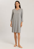 74950 Natural Elegance 3/4 Sleeve Gown Nightdress 100cm - 958 Grey Melange