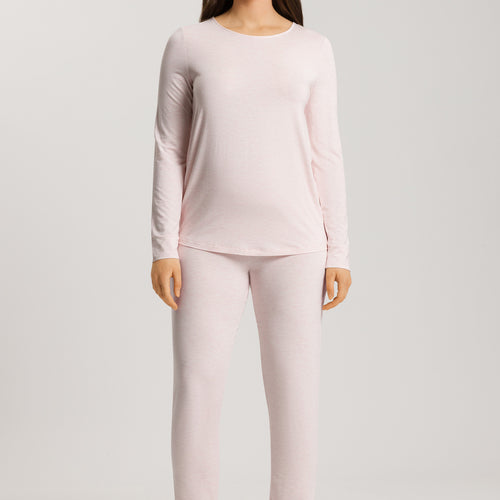 74951 Natural Elegance Long Sleeve Pajama Set - 2899 Rose Melange