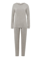 74951 Natural Elegance L/Slv Pajama - 958 Grey Melange
