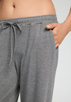 Natural Elegance Drawstring Lounge Pants | Stone Melange 74953-3169