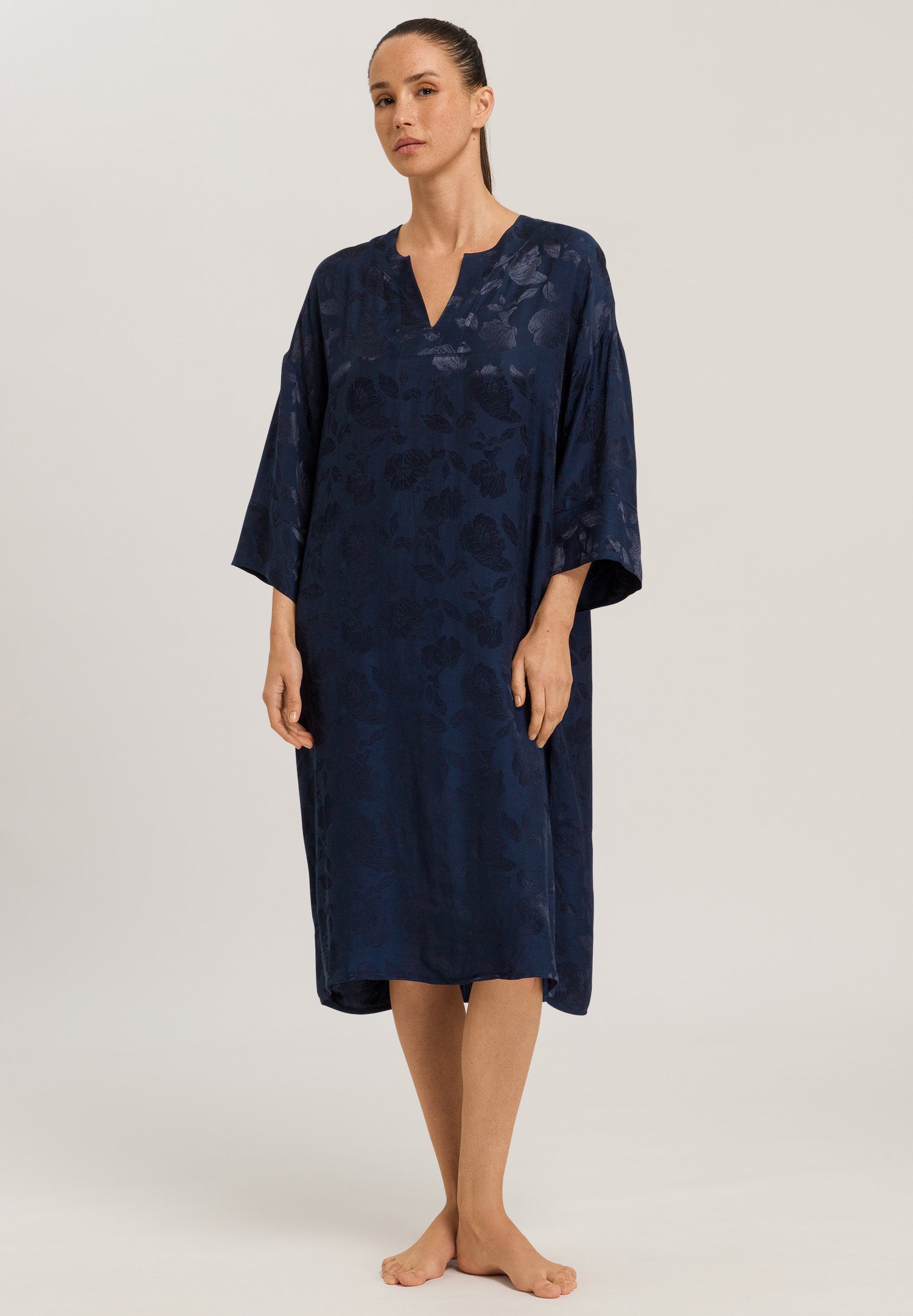 74956 Valene Caftan - 2394 Blueberry Flowers