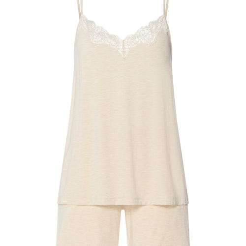 Natural Elegance Spaghetti Camisole Short Pajama Set | Anthra Mel. 74962-3080