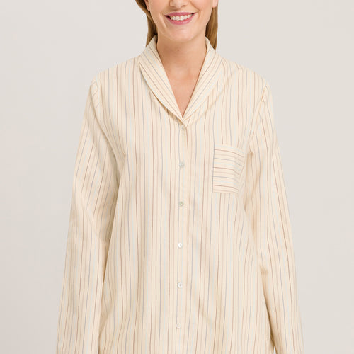 74967 Loungy Nights L/Slv Shirt - 2395 Multicolor Stripe