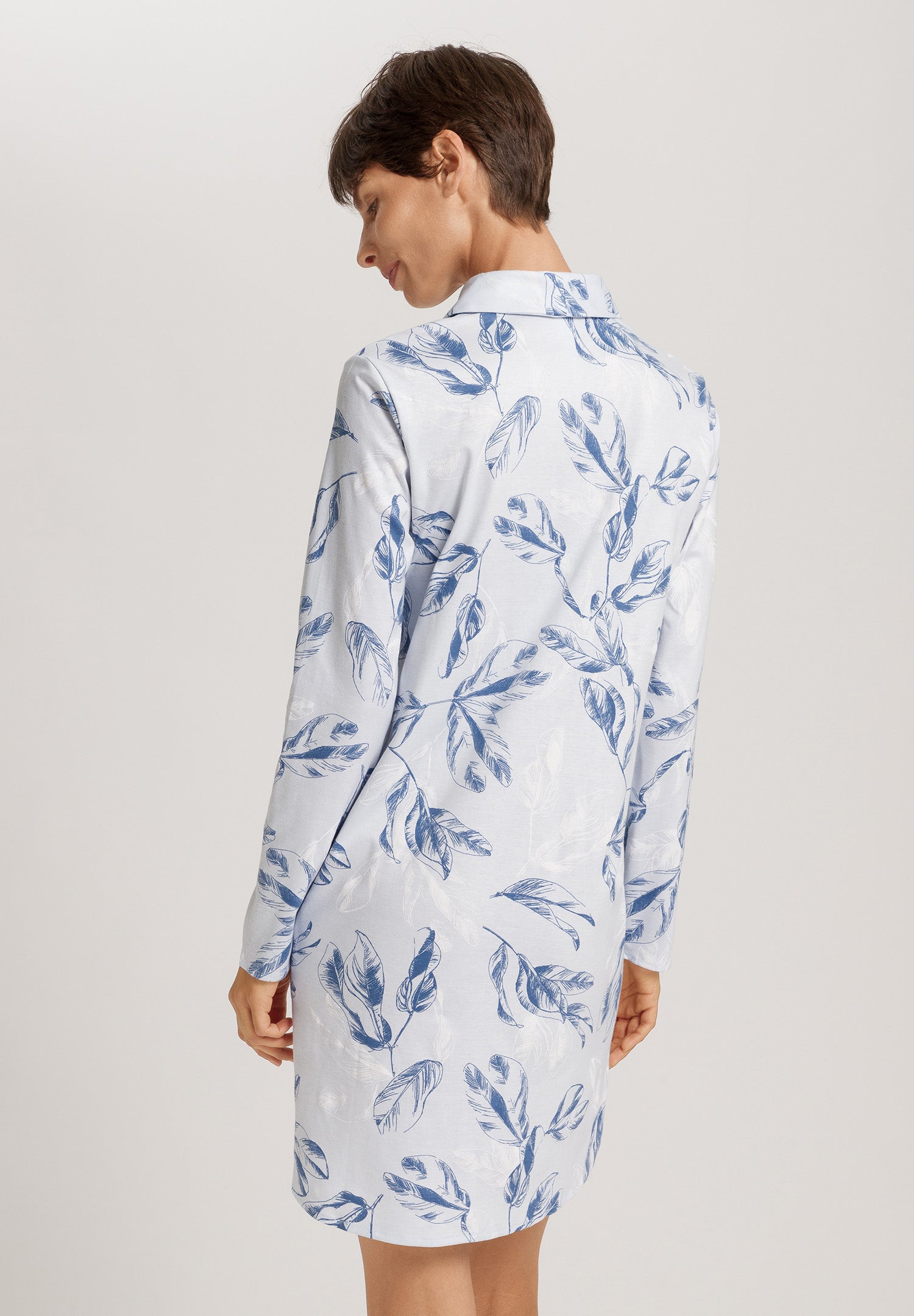 Loungy Nights Cotton Flannel Nightgown 90cm | Frosty Garden 74970-3052