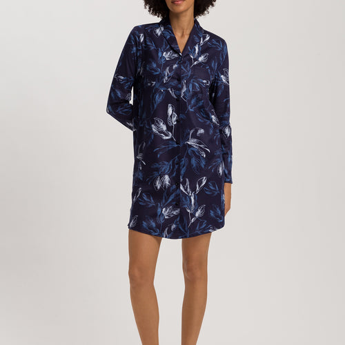 Loungy Nights Cotton Flannel Nightgown 90cm | Midnight Garden 74970-3053