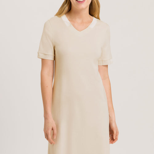 74976 Joela S/Slv Nightgown 100 Cm - 1200 Warm Sand