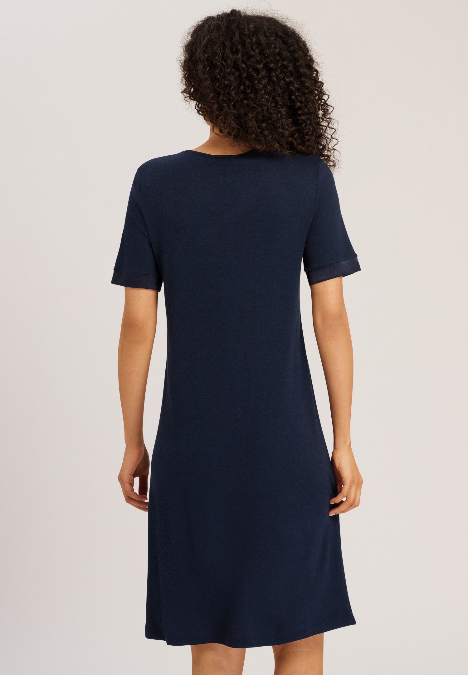 74976 Joela S/Slv Nightgown 100 Cm - 1610 Deep Navy