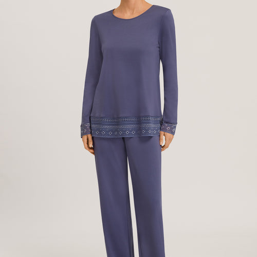 74982 Jona L/Slv Pajama - 2602 Nightshade