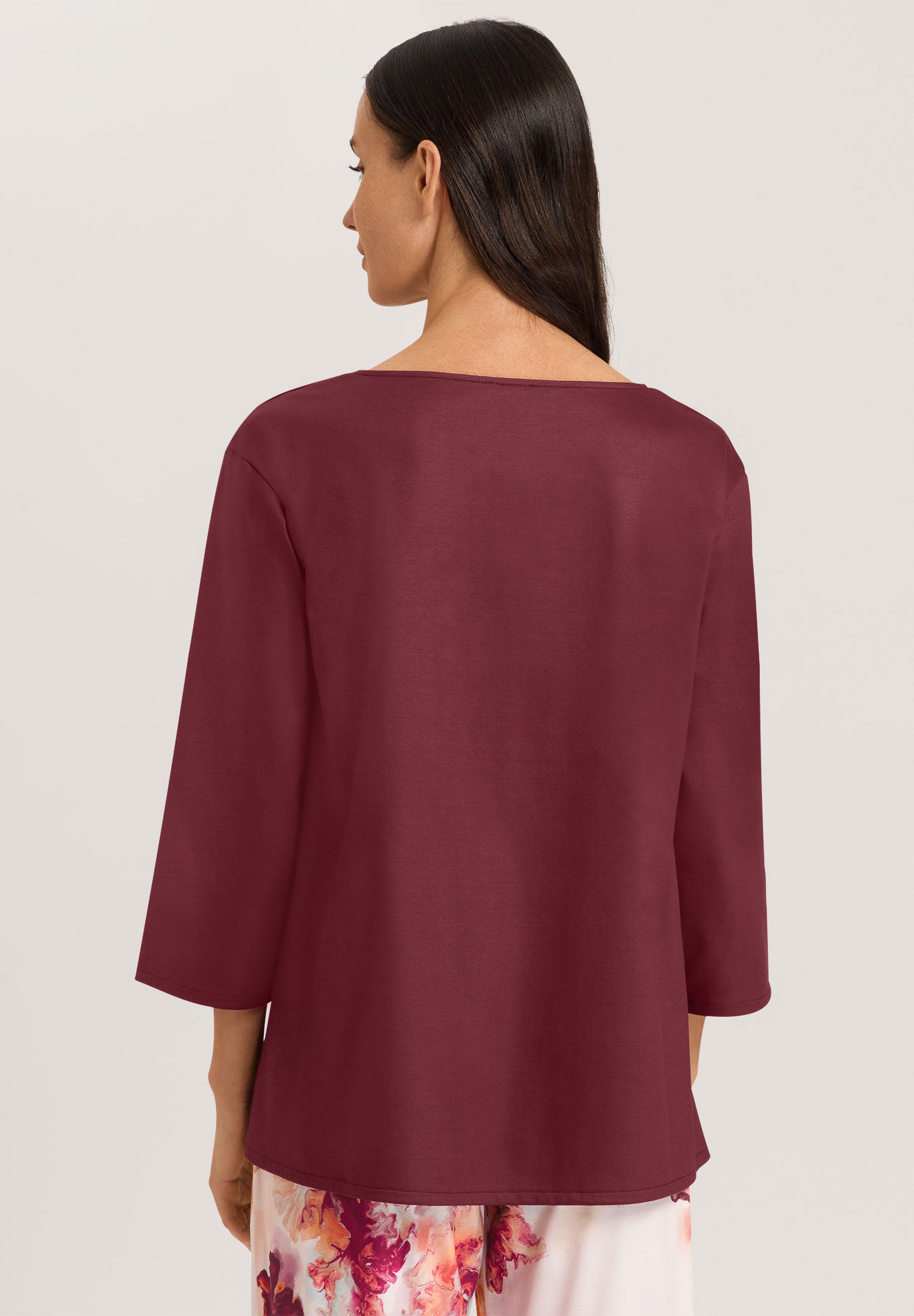 74984 Eleni 3/4 Sleeve Shirt - 2423 Ruby Wine