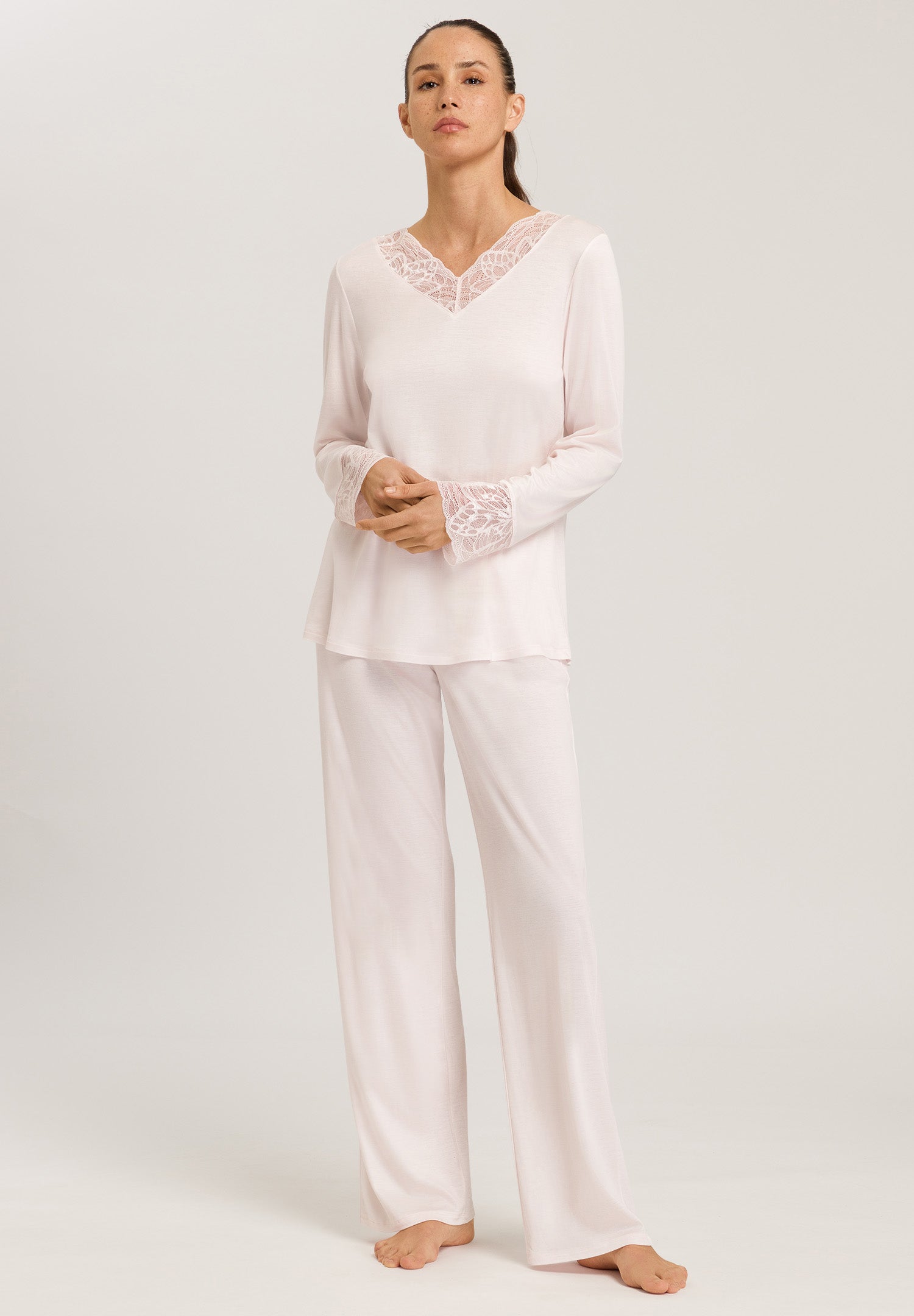 74991 Elia L/Slv Pajama - 2303 Salsa Rose