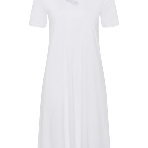 74995 Naila S/Slv Nightgown 100 Cm - 101 White