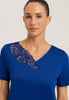 74995 Naila S/Slv Nightgown 100 Cm - 1653 Deep Indigo