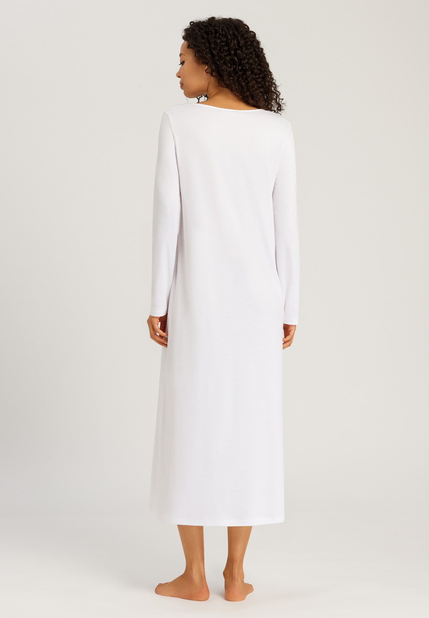 74997 Naila L/Slv Nightgown 130cm - 101 White