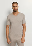 Casuals Soft V-Neck T-Shirt | Hazelnut Melange 75035-3115