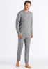 75036 Casuals L/Slv Shirt V-Neck - 1945 Stone Melange