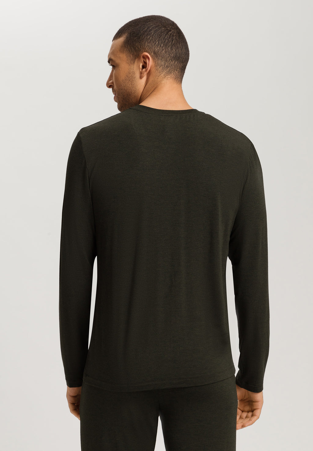 Casuals V-Neck Top | Earthy Ink Melange 75036-3044