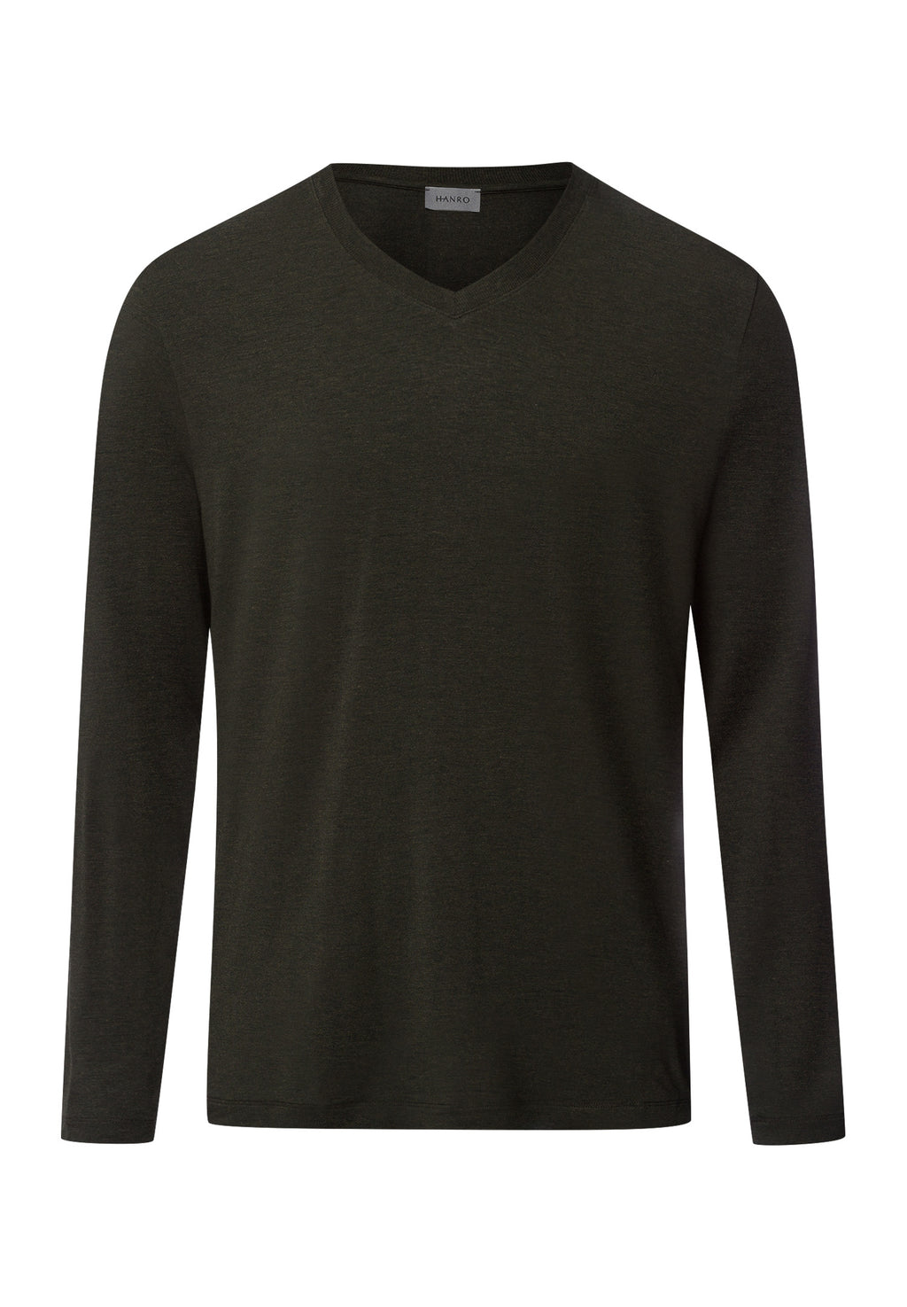 Casuals V-Neck Top | Earthy Ink Melange 75036-3044