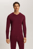 Casuals V-Neck Top | Carbernet Melange 75036-3045