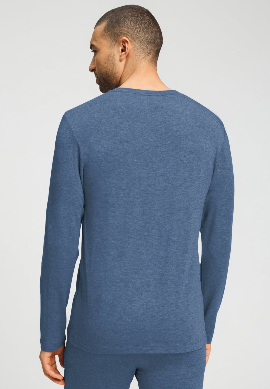 Casuals V-Neck Top | Tanzanite Melange 75036-3133