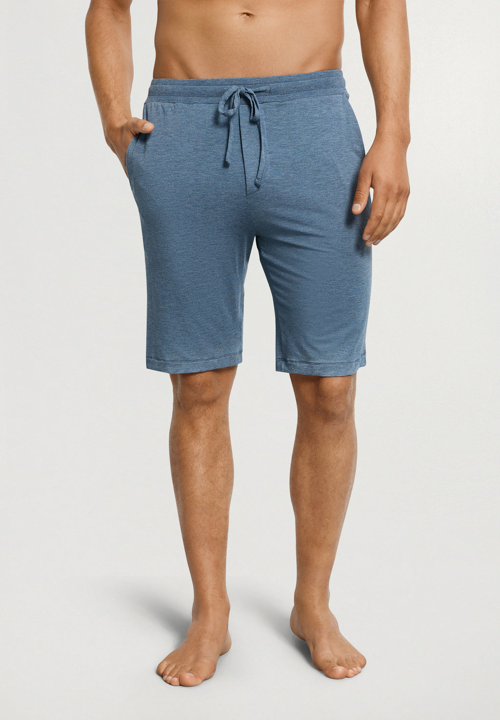 Casuals DrawstringShorts | Retro Blue Melange 75039-3082