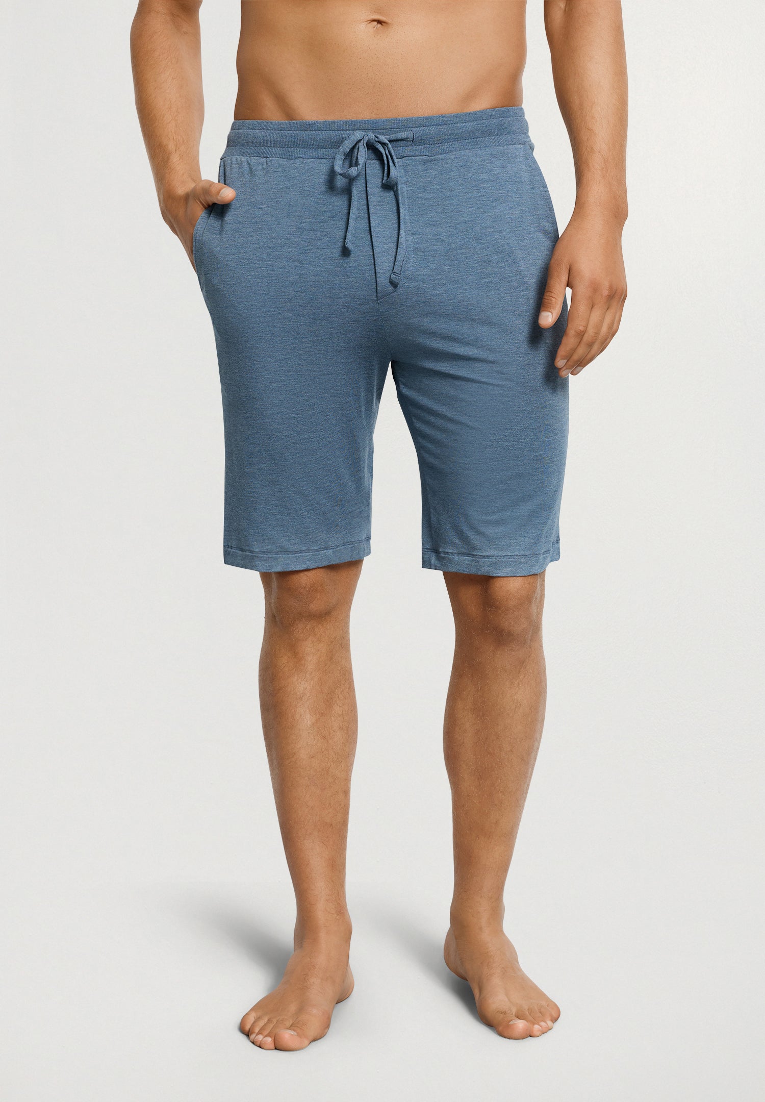 Casuals DrawstringShorts | Retro Blue Melange 75039-3082