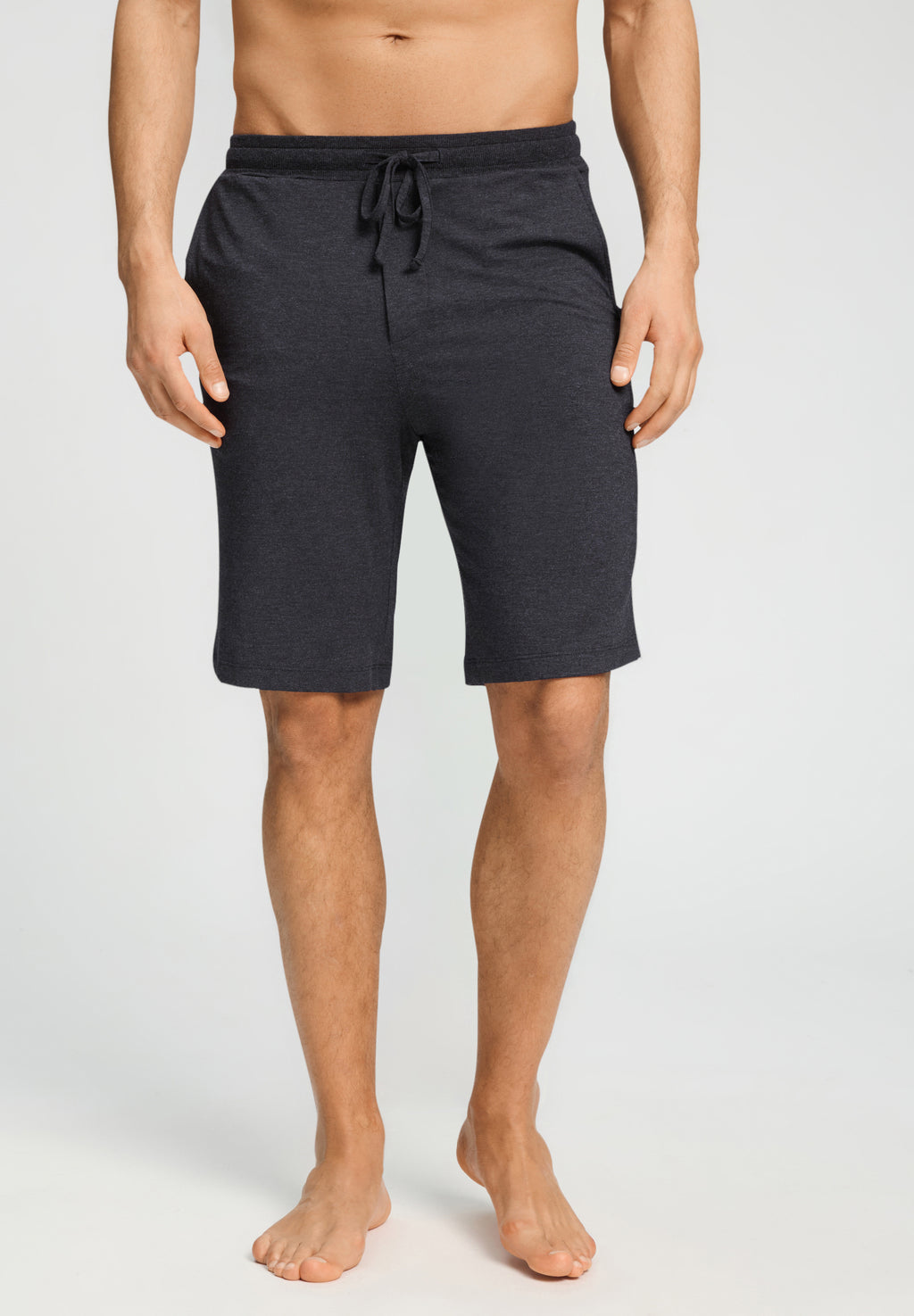 Casuals Drawstring Shorts | Charcoal Melange 75039-3132