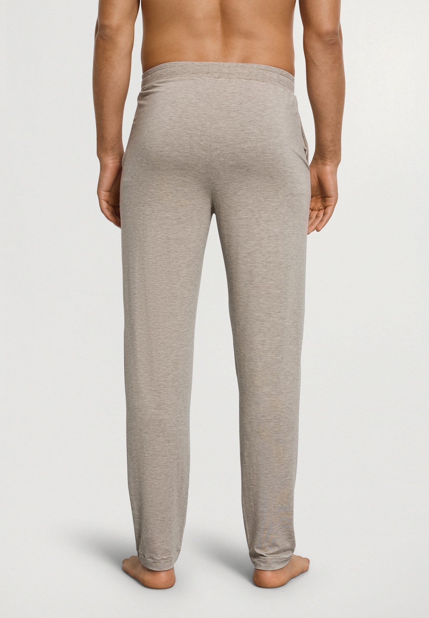 Casuals Long Pants | Hazelnut Melange 75040-3115