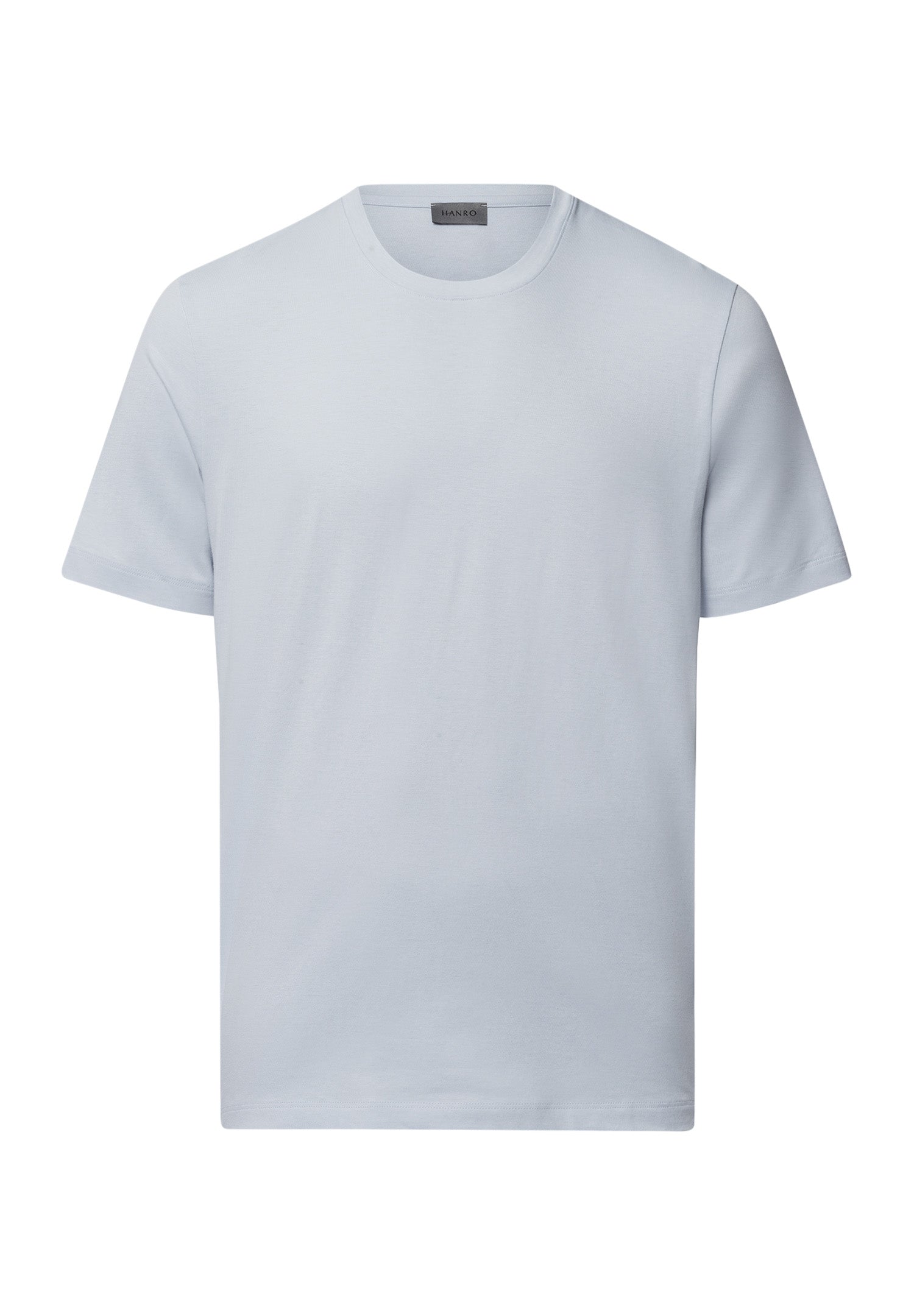 Living Shirts Jersey Cotton Crew Neck T-Shirt | White Topaz 75050-2125